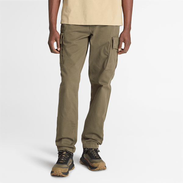 Timberland - Brookline Twill Cargo Trouser for Men in Green, Man, Green, Size: 40