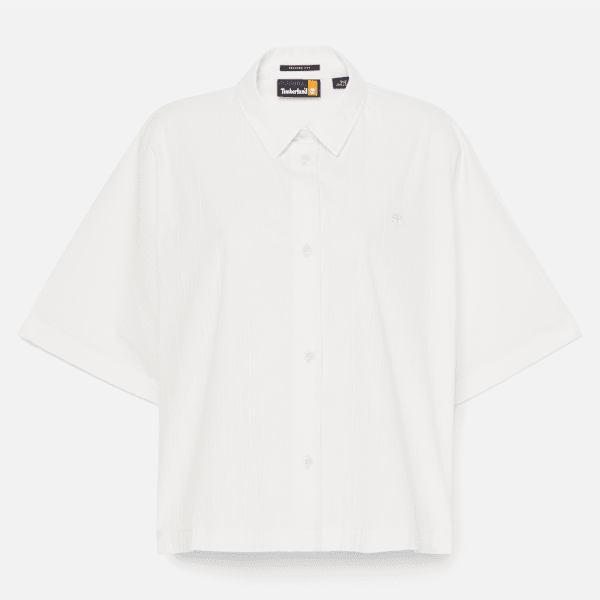 Tシャツ・カットソー LOCATION SHORT SLEEVE [WHITE] Short-Sleeve Shirt for Women in White