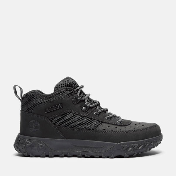 Timberland - GreenStride Motion 6 Mid Trainer for Junior in Black, Black, Size: 5