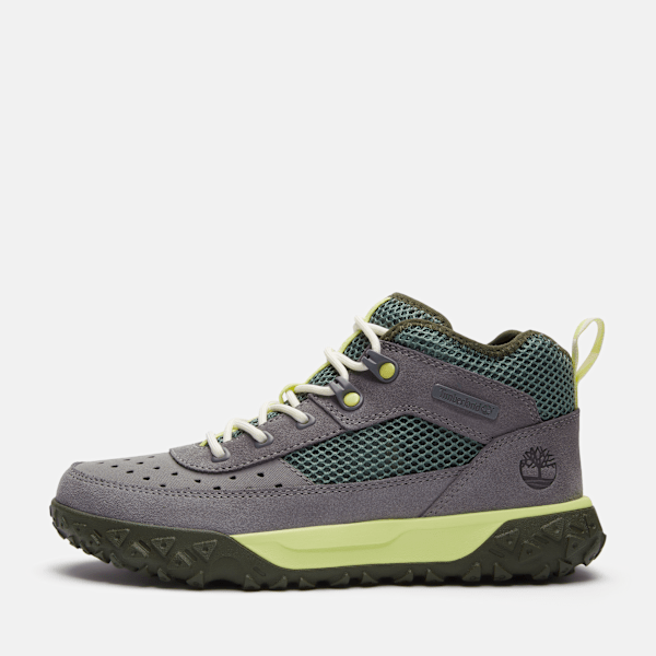 GreenStride Motion 6 Low Top Sneaker zum Schnuren fur Kinder in Grau