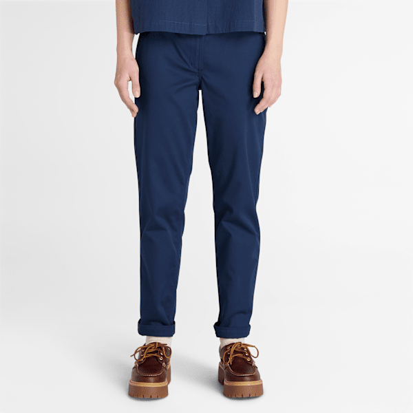 Timberland - Claremont Classic Chino Trouser for Women in Dark Blue, Woman, Blue, Size: 35