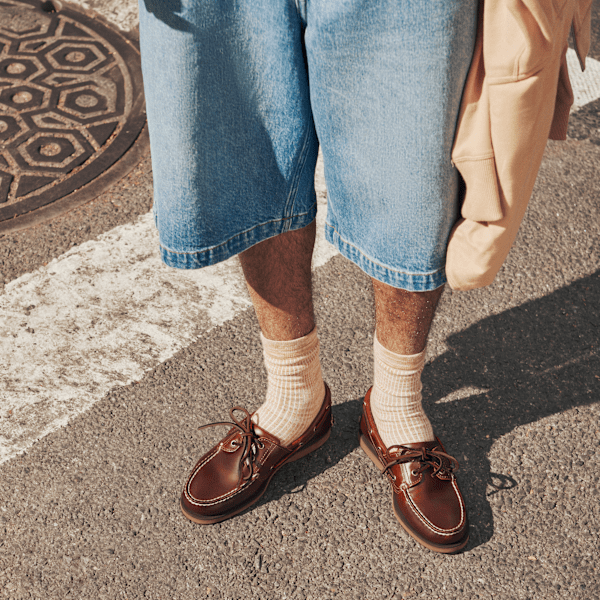 Classic Boat Shoe for Men in Brown