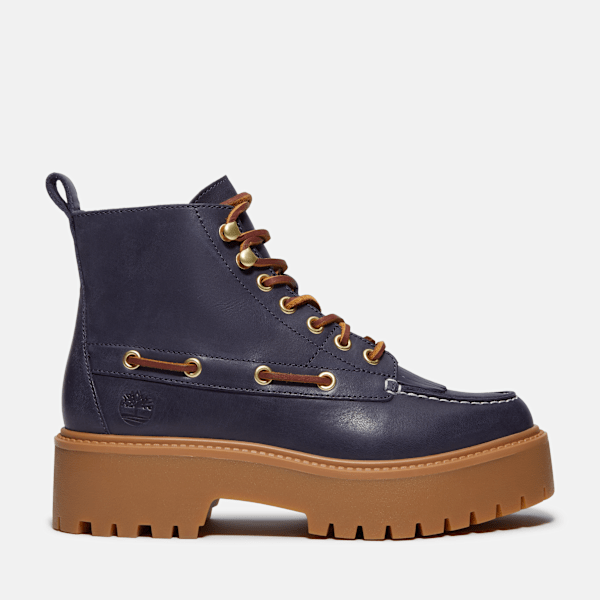 Timberland - Stone Street Platform Kiltie Boot for Women in Dark Blue, Woman, Blue, Size: 7.5