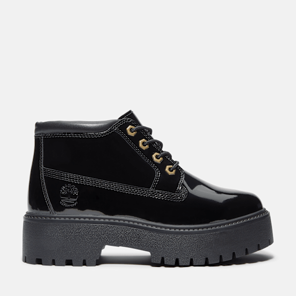 Timberland - Stone Street Waterproof Platform Boot for Women in Black, Woman, Black, Size: 3.5