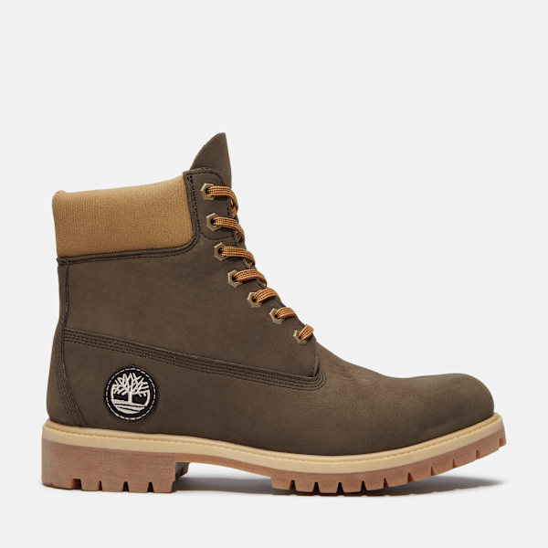 Timberland - Timberland Premium 6-Inch Waterproof Boot for Men in Dark Brown, Man, Brown, Size: 10.5