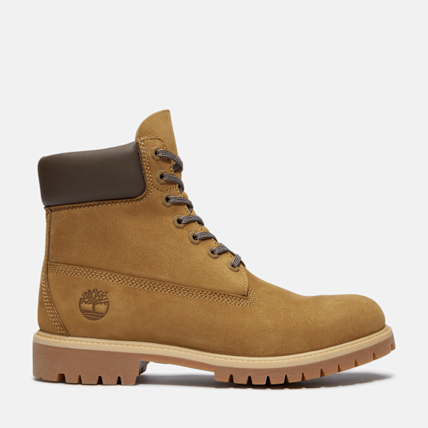 Timberland - Timberland Premium 6-Inch Waterproof Boot for Men in Brown, Man, Brown, Size: 8.5