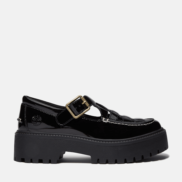 Timberland - Stone Street Platform Buckle Shoe for Women in Black, Woman, Black, Size: 4