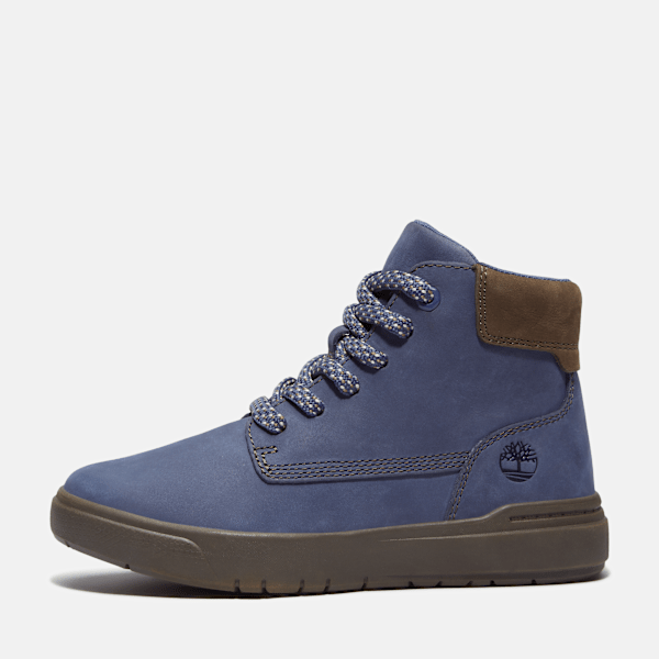 Seneca Bay Zip & Lace Trainer for Toddler in Dark Blue