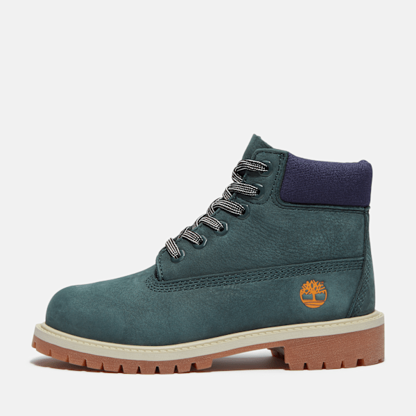 6-Inch Boot imperméable Timberland® Premium pour enfant en vert foncé