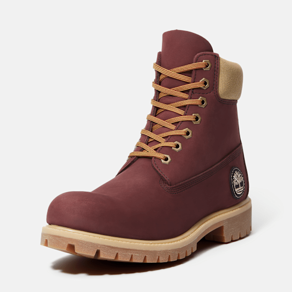 靴 TIMBERLAND 307ST BURGUNDY 6inch Premium Icon Burgundy Bur Nub – Quarks Shoes
