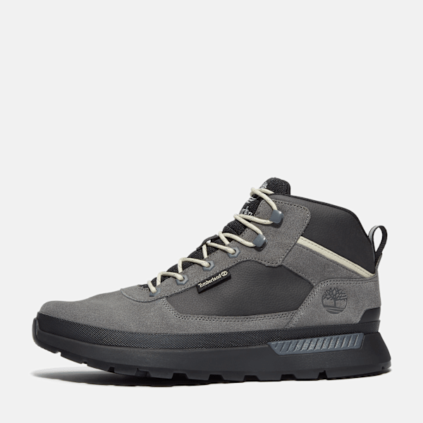 Field Trekker Mid Trainer for Men in Grey/Dark Blue