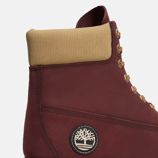 Timberland® Premium 6-Inch Waterproof Boot for Men in Burgundy