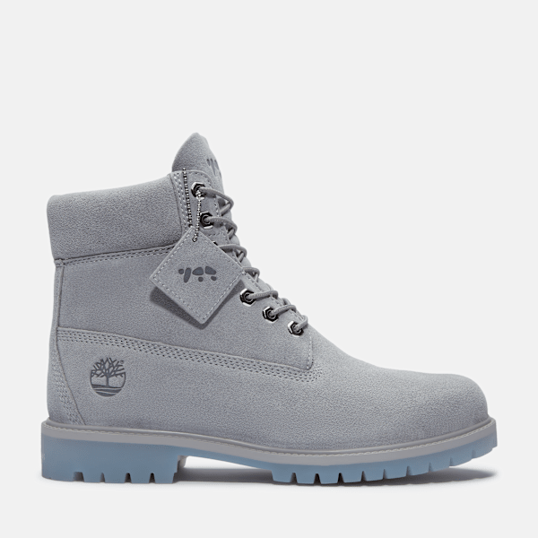 6-Inch Boot Premium Timberland® x Ice Studios pour homme en gris foncé