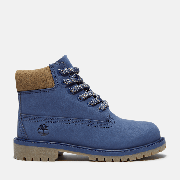 Timberland - Timberland Premium 6-Inch Waterproof Boot for Youth in Dark Blue, Blue, Size: 1