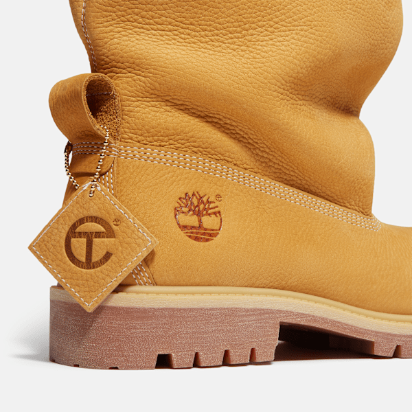 Timberland® x Telfar Mid Premium Pull-On Boot in Yellow