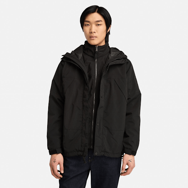 Timberland - Winnick Waterproof 3-in-1 Jacket for Men in Black, Man, Black, Size: S