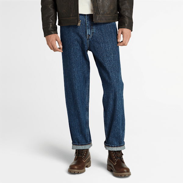 Timberland - Selvedge Jeans for Men in Dark Blue, Man, Blue, Size: 36