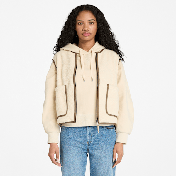 Timberland - High Pile Fleece Gilet for Women in Beige, Woman, Beige, Size: M