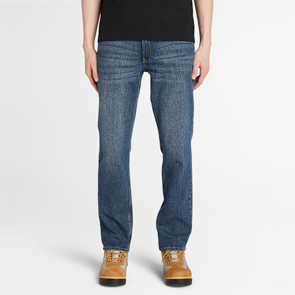 Timberland - Sandown Straight Leg Jeans for Men in Blue, Man, Blue, Size: 32