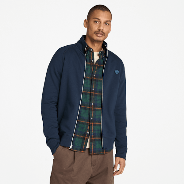 Timberland - Exeter River Funnel Neck Sweatshirt for Men in Dark Blue, Man, Blue, Size: XXL