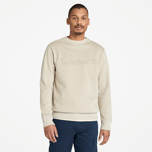 Timberland - Hampton Crewneck Sweatshirt for Men in Grey, Man, Grey, Size: 3XL