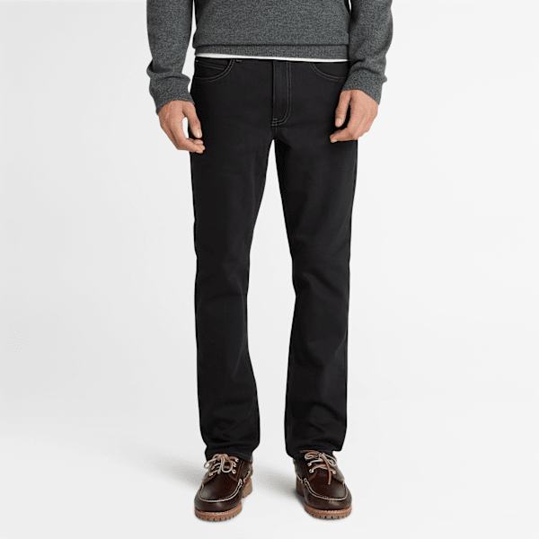 Timberland - Sandown 5-Pocket Washed Black Denim Trouser for Men in Black, Man, Black, Size: 34