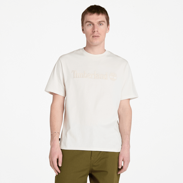 Timberland - Hampton Short-Sleeve T-Shirt for Men in White, Man, White, Size: 3XL