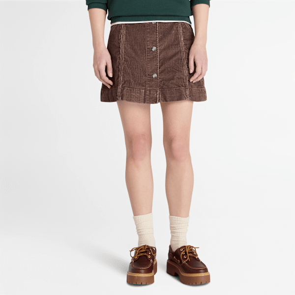 Timberland - Washed Corduroy Skirt for Women in Brown, Woman, Brown, Size: 33