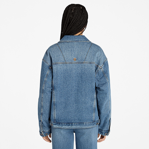 Denim Archive Insulated Jacket for Women in Blue