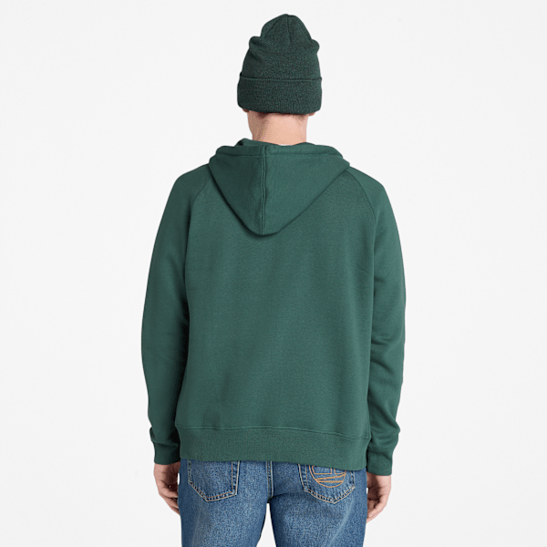 Sweat à Capuche Zippé Et Envers Brossé Exeter River Pour Homme En Vert Fonce Tb0a2bnb317