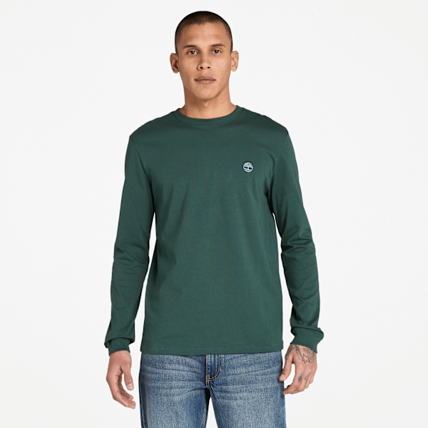 Timberland - Dunstan River Long-Sleeve T-Shirt for Men in Dark Green, Man, Green, Size: XXL