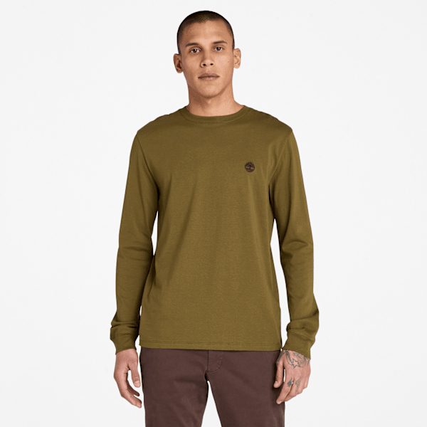Timberland - Dunstan River Long-Sleeve T-Shirt for Men in Dark Green, Man, Green, Size: XXL