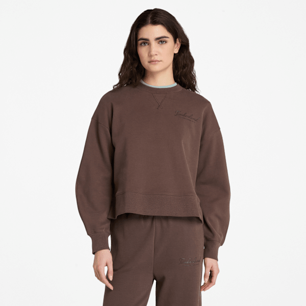 Timberland - Lush Comfort Crewneck Sweatshirt for Women in Brown, Woman, Brown, Size: S