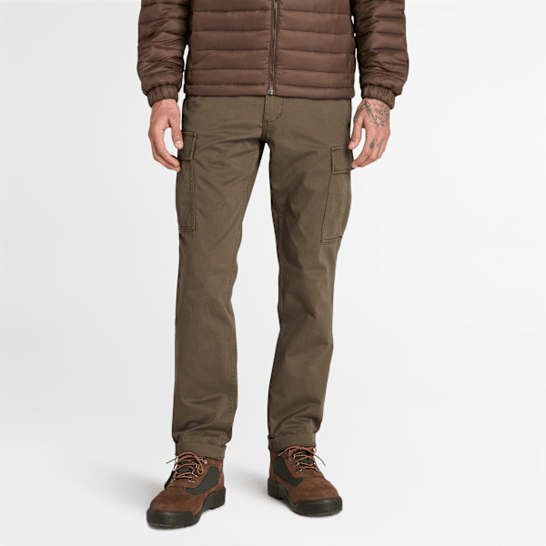 Timberland - Timberland Brookline Twill Cargo Trouser for Men in Green, Man, Green, Size: 31
