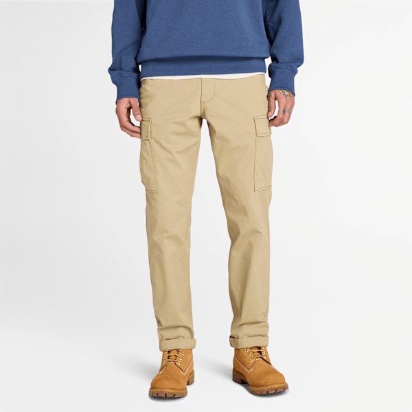 Timberland - Timberland Brookline Twill Cargo Trouser for Men in Beige, Man, Beige, Size: 42