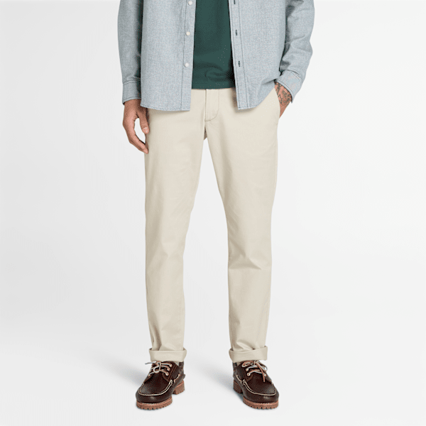 Timberland - Claremont Twill Chino Slim Trouser for Men in Grey, Man, Grey, Size: 36