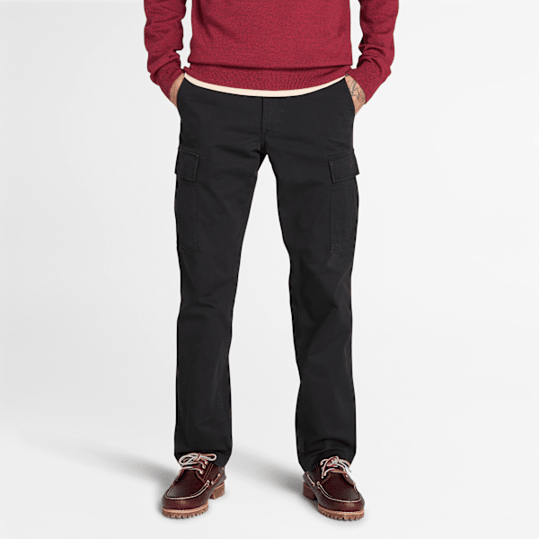 Timberland - Timberland Brookline Twill Cargo Trouser for Men in Black, Man, Black, Size: 38