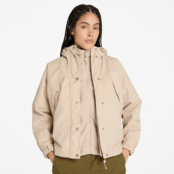 Timberland - Winnick Waterproof 3-in-1 Jacket for Women in Beige, Woman, Beige, Size: XL