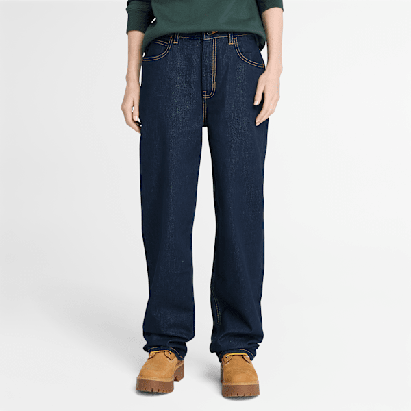 Timberland - Denim Straight Trouser for Women in Dark Blue, Woman, Blue, Size: 27
