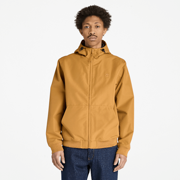 Timberland - Water-Resistant Fleece Lined Bomber Jacket for Men in Yellow, Man, Yellow, Size: M