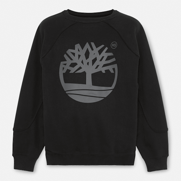 Timberland - Timberland and HIGHSNOBIETY Raglan Crew Sweatshirt in Black, Black, Size: XXL