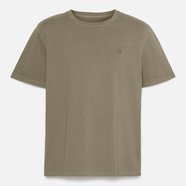 Timberland - Dunstan River Garment Dye Short-Sleeve Tee for Men in Green, Man, Green, Size: XL