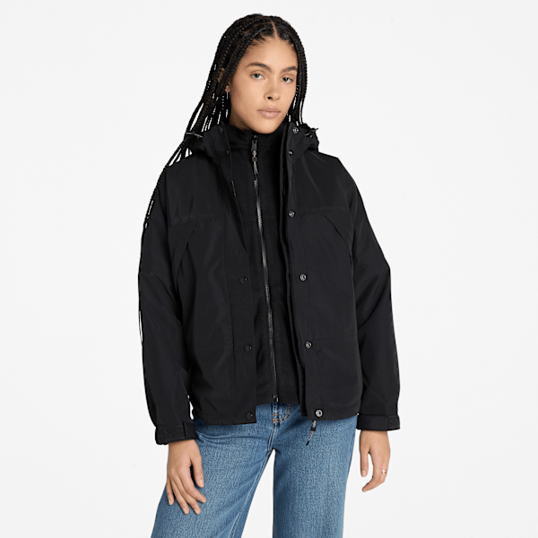 Winnick Waterproof 3-in-1 Jacket for Women in Black