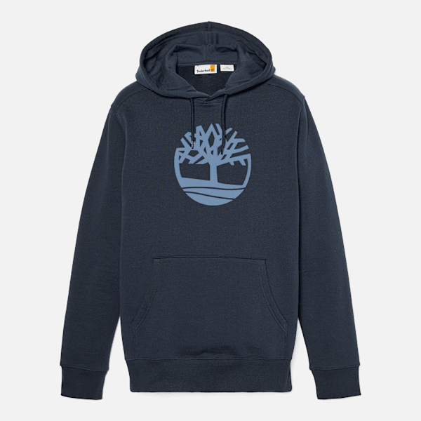 Timberland - Kennebec River Tree Logo Hoodie for Men in Dark Blue, Man, Blue, Size: S
