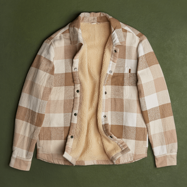 Timberland - High Pile Lined Overshirt for Men in Beige, Man, Beige, Size: XXL