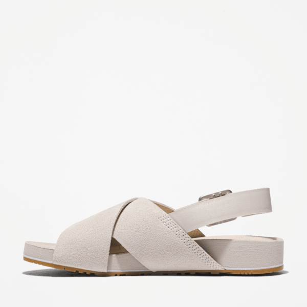 Malibu Waves Basic Backstrap Sandal for Women in Light Beige