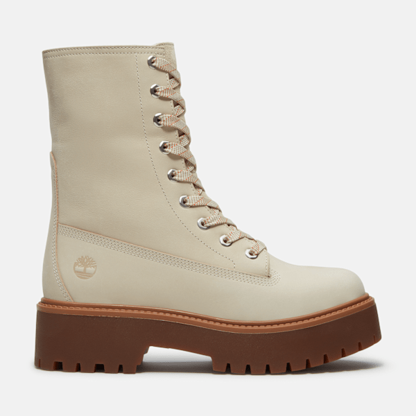 Timberland Timberland - Stone Street Platform Mid Boot for Women in Light Beige, Woman, Beige
