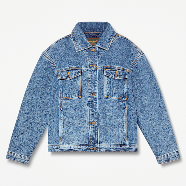 Archive Insulated Denim Jacket for Women in Blue