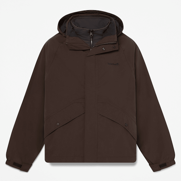 Timberland - Waterproof 3-in-1 Jacket for Men in Dark Brown, Man, Brown, Size: S