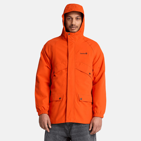 Weatherline Archive-Inspired Parka for Men in Orange